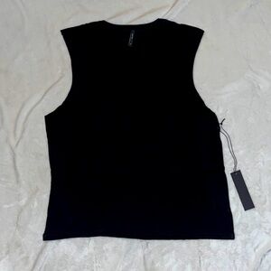 Kill City Essentials Cotton Modal Cropped Muscle Tee, M NWT